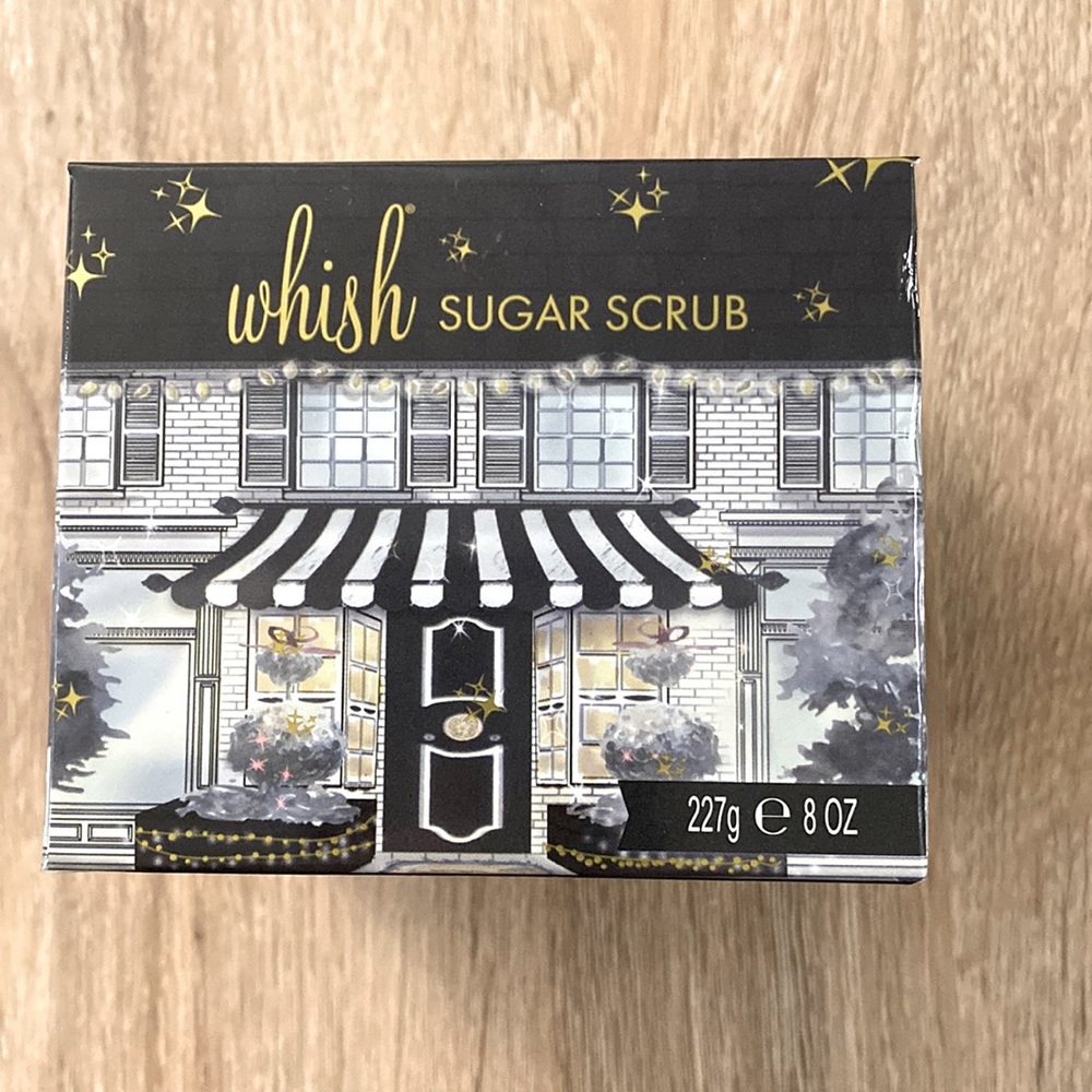 Whish Sugar Scrub, Spiced Vanilla, 8 oz., New